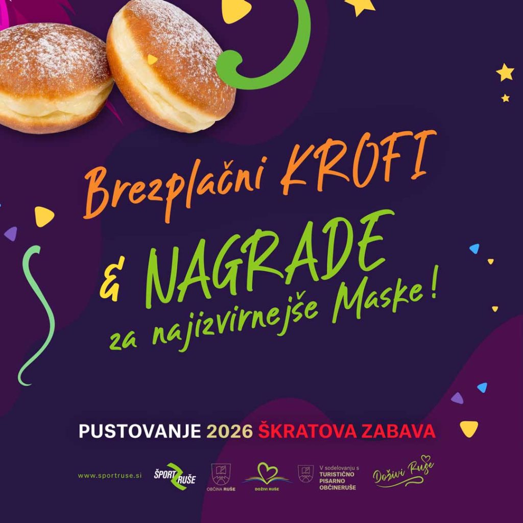 Pustovanje 2026 - nagrade in krofi